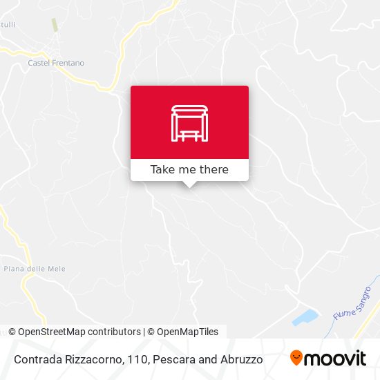 Contrada Rizzacorno, 110 map