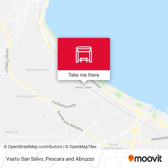 Vasto San Salvo map