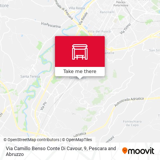 Via Camillo Benso Conte Di Cavour, 9 map