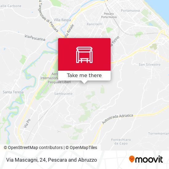 Via Mascagni, 24 map