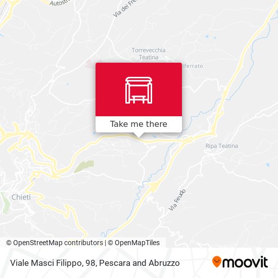 Viale Masci Filippo, 98 map