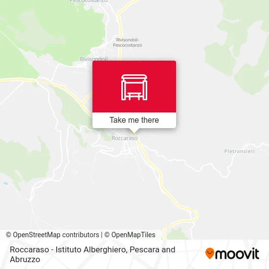 Roccaraso - Hotel Management Institute map