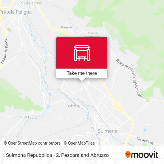 Sulmona Repubblica - 2 map