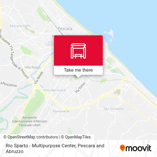 Rio Sparto - Multipurpose Center map