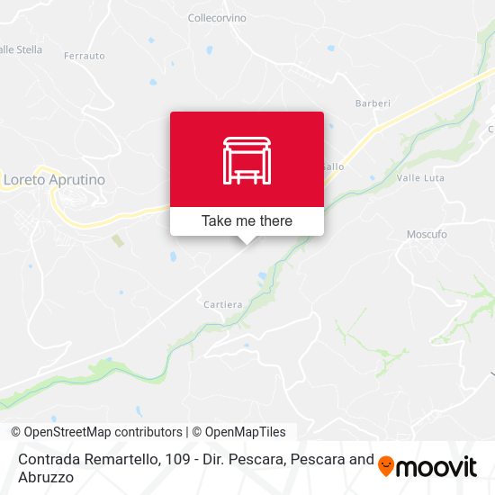 Contrada Remartello, 109 - Dir. Pescara map