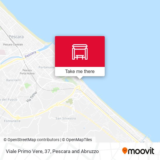 Viale Primo Vere, 37 map