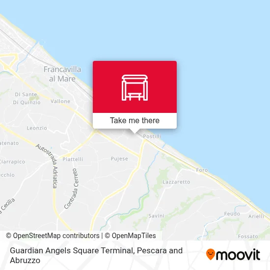 Guardian Angels Square Terminal map