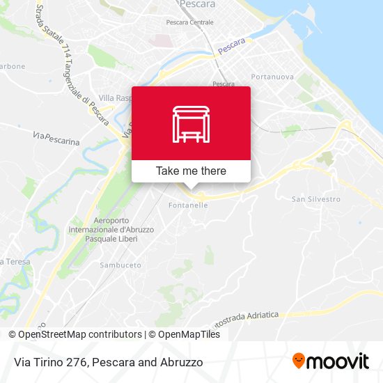Via Tirino 276 map