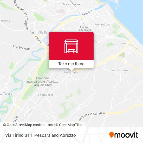 Via Tirino 311 map