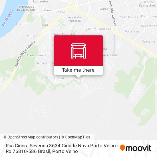 Rua Cícera Severina 3634 Cidade Nova Porto Velho - Ro 76810-586 Brasil map