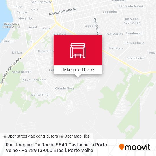 Mapa Rua Joaquim Da Rocha 5540 Castanheira Porto Velho - Ro 78913-060 Brasil