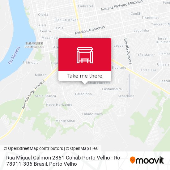 Rua Miguel Calmon 2861 Cohab Porto Velho - Ro 78911-306 Brasil map