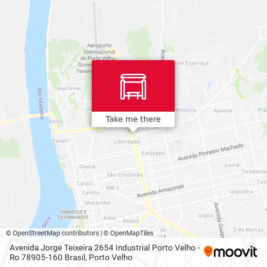 Avenida Jorge Teixeira 2654 Industrial Porto Velho - Ro 78905-160 Brasil map