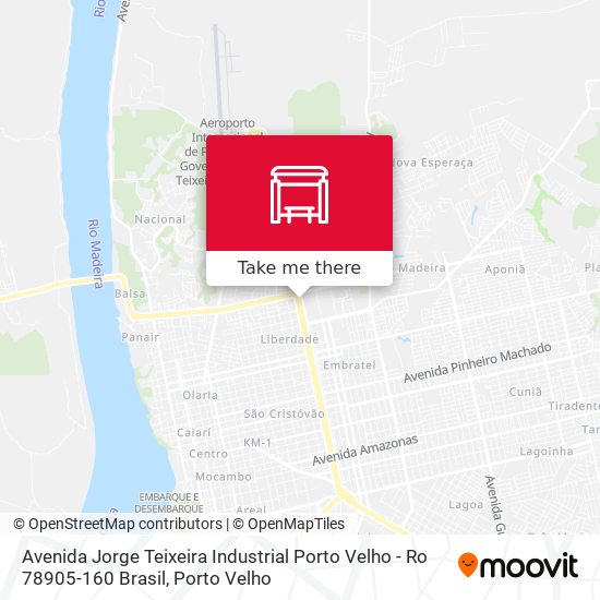 Avenida Jorge Teixeira Industrial Porto Velho - Ro 78905-160 Brasil map