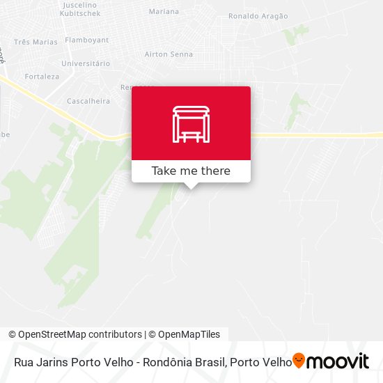 Rua Jarins Porto Velho - Rondônia Brasil map