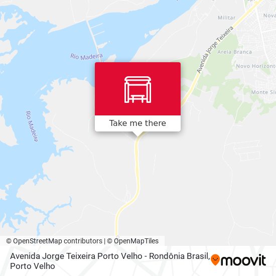 Avenida Jorge Teixeira Porto Velho - Rondônia Brasil map