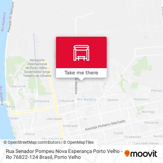 Rua Senador Pompeu Nova Esperança Porto Velho - Ro 76822-124 Brasil map