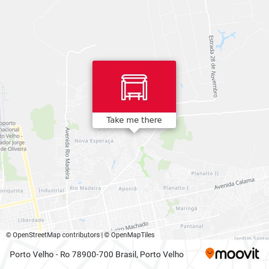 Porto Velho - Ro 78900-700 Brasil map