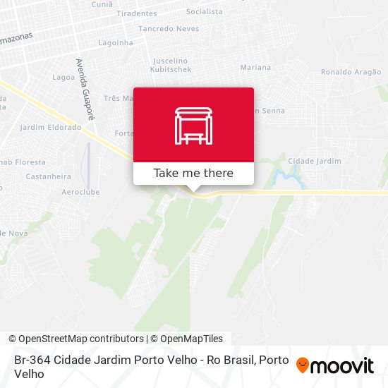 Mapa Br-364 Cidade Jardim Porto Velho - Ro Brasil