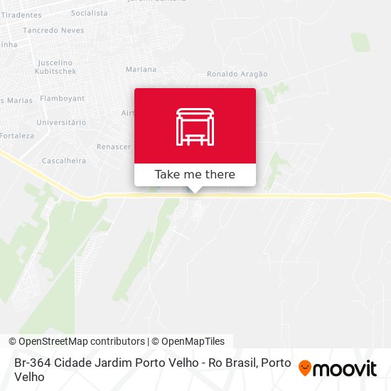 Br-364 Cidade Jardim Porto Velho - Ro Brasil map