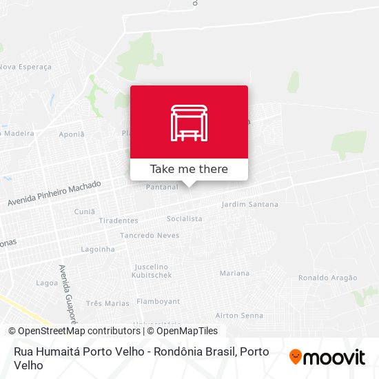 Rua Humaitá Porto Velho - Rondônia Brasil map