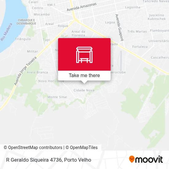 R Geraldo Siqueira 4736 map