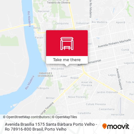 Avenida Brasília 1575 Santa Bárbara Porto Velho - Ro 78916-800 Brasil map