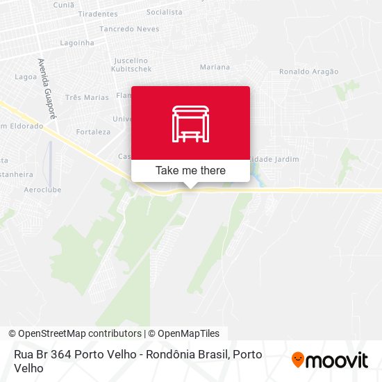 Mapa Rua Br 364 Porto Velho - Rondônia Brasil