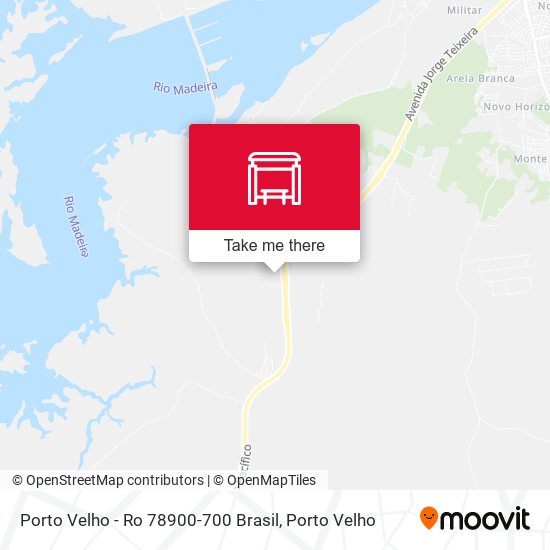 Porto Velho - Ro 78900-700 Brasil map