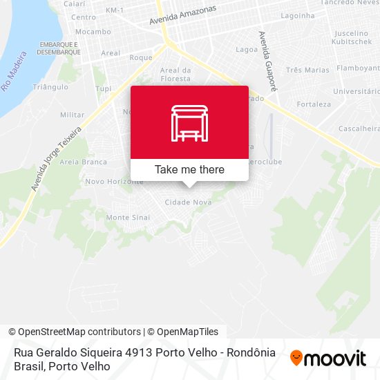 Rua Geraldo Siqueira 4913 Porto Velho - Rondônia Brasil map