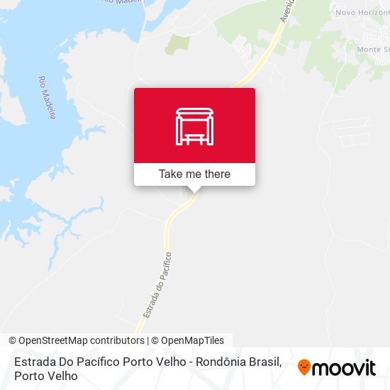 Mapa Estrada Do Pacífico Porto Velho - Rondônia Brasil