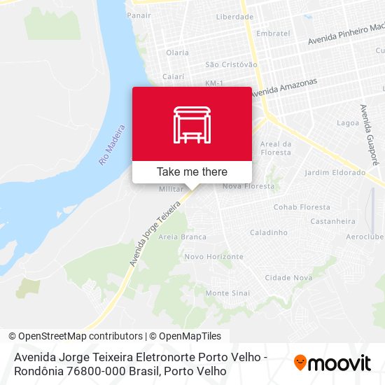 Mapa Avenida Jorge Teixeira Eletronorte Porto Velho - Rondônia 76800-000 Brasil