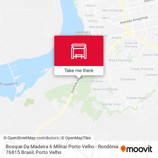 Mapa Bosque Da Madeira 6 Militar Porto Velho - Rondônia 76815 Brasil