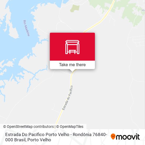 Mapa Estrada Do Pacífico Porto Velho - Rondônia 76840-000 Brasil