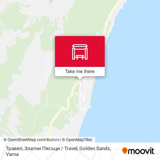Карта Травел, Златни Пясъци / Travel, Golden Sands