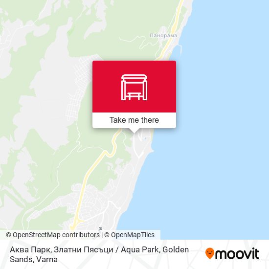 Аква Парк, Златни Пясъци / Aqua Park, Golden Sands map
