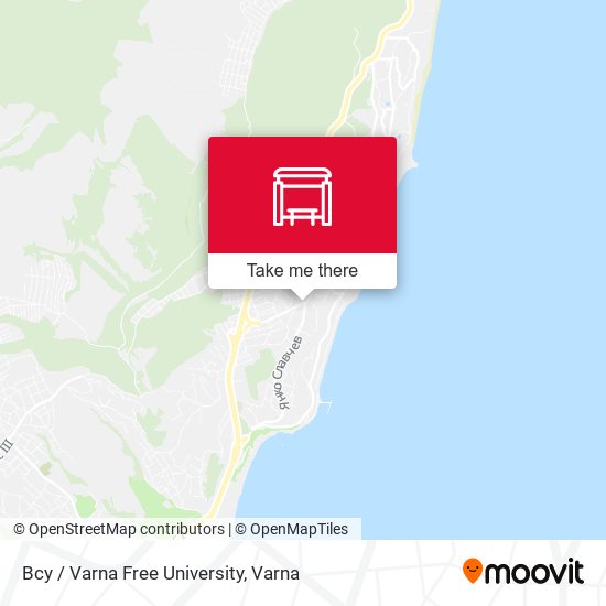 Карта Всу / Varna Free University