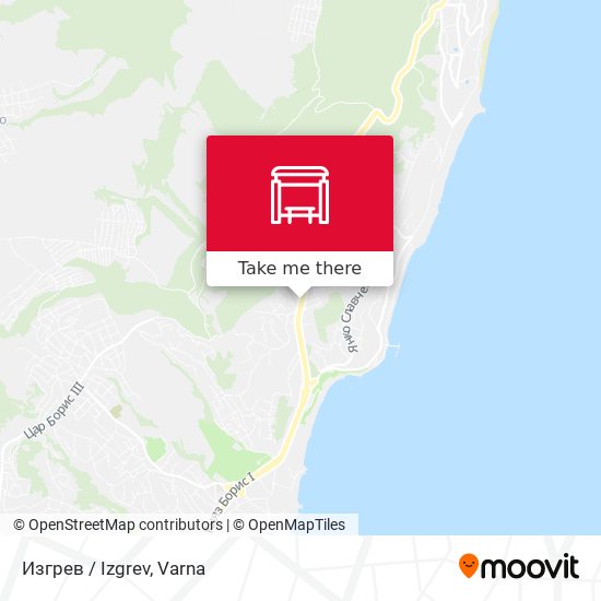 Изгрев / Izgrev map