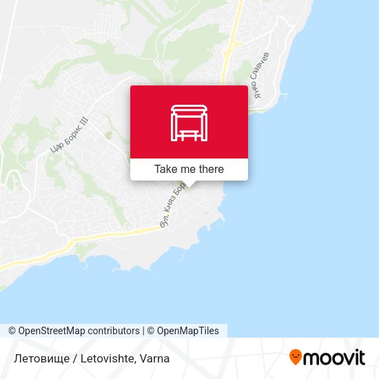 Карта Летовище / Letovishte