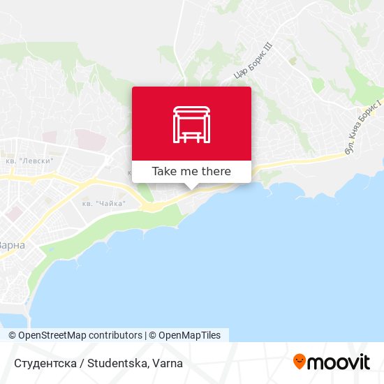 Студентска / Studentska map
