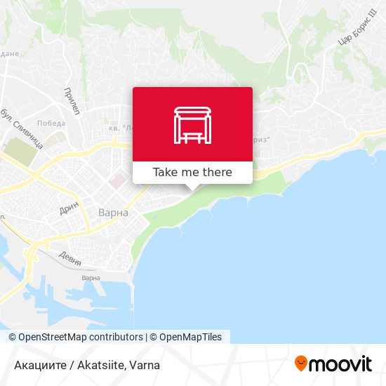 Акациите / Akatsiite map