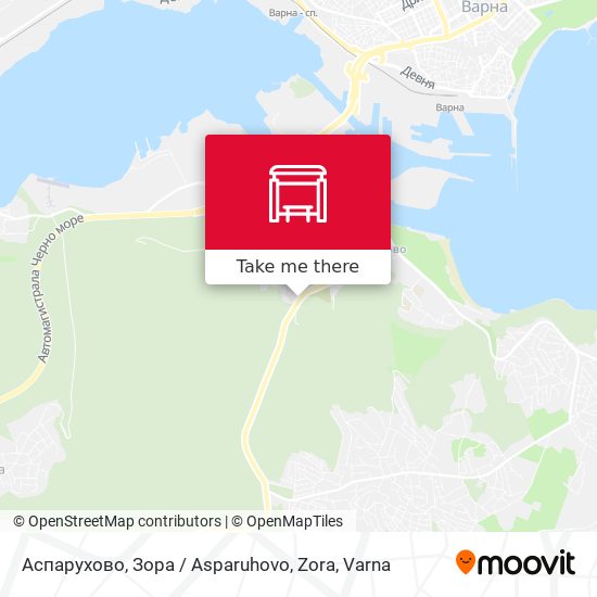 Аспарухово, Зора / Asparuhovo, Zora map