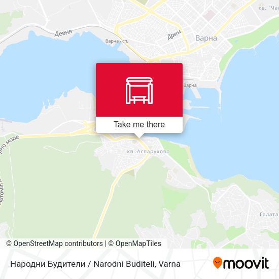 Карта Народни Будители / Narodni Buditeli