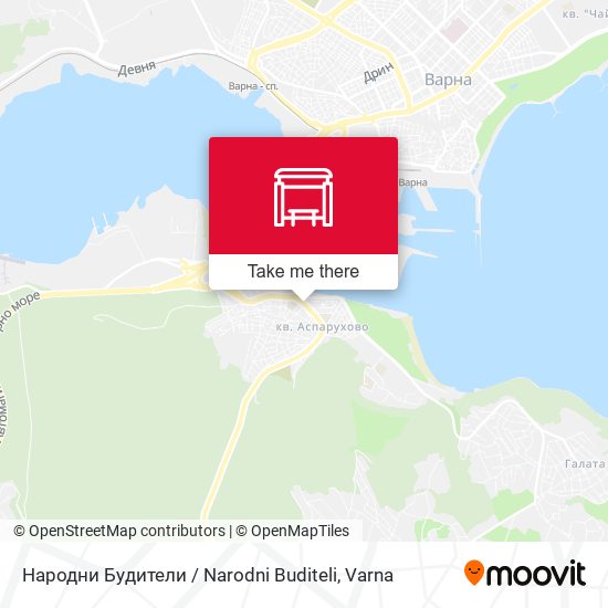 Народни Будители / Narodni Buditeli map