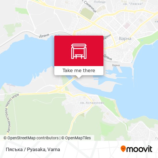Пясъка / Pyasaka map