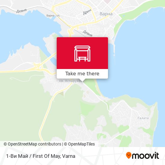 1-Ви Май / First Of May map