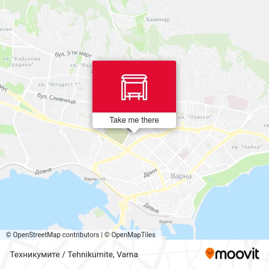 Карта Техникумите / Tehnikumite
