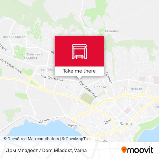 Дом Младост / Dom Mladost map
