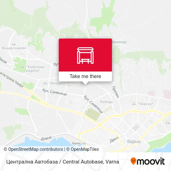 Карта Централна Автобаза / Central Autobase