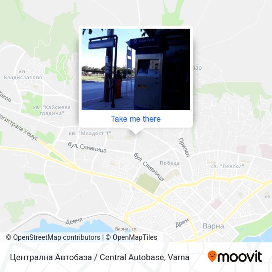 Карта Централна Автобаза / Central Autobase